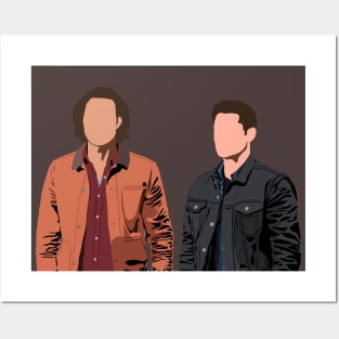 Dean and Sam Winchester Posters and Art